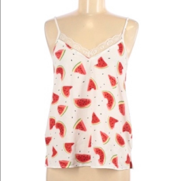 Pink Rose Tops - NWT Pink Rose Watermelon Tank M